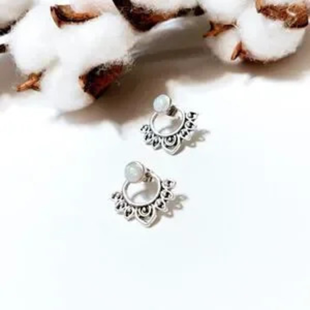 Lotus earrings?N24